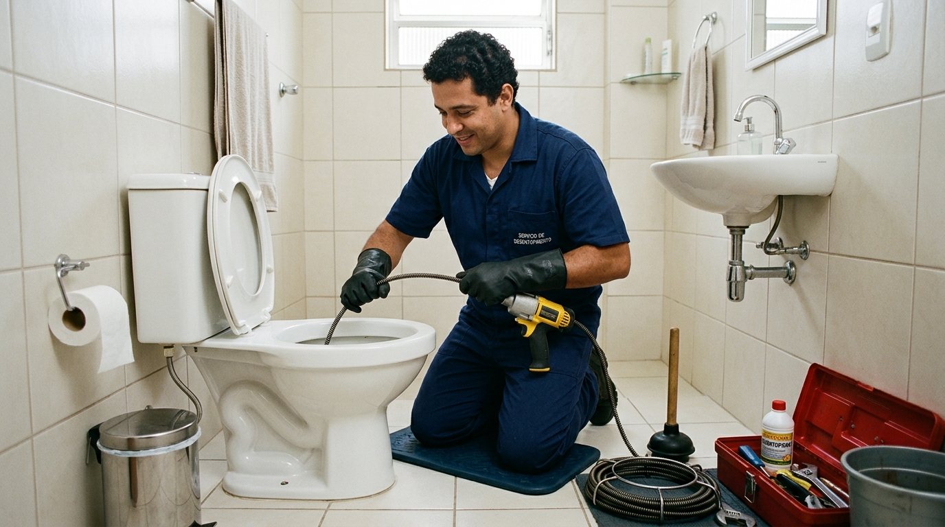 Manutenção no Banheiro em Santo André‑SP