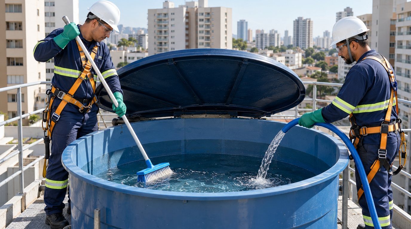 Reservatório de Condomínio em Santo André‑SP